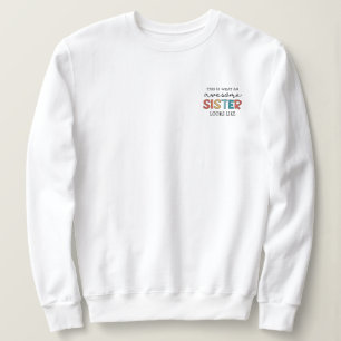 Funny Fantastisk Sister   Gåvor för bästa syster n T Shirt