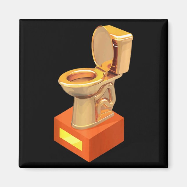Funny Fantasy Football Loser Toilet  Magnet (Framsidan)