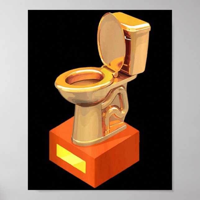 Funny Fantasy Football Loser Toilet  Poster (Framsidan)