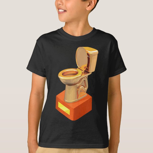Funny Fantasy Football Loser Toilet  T Shirt (Framsida)