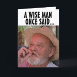 FUNNY FÅR ETT ÄLDRE BIRTHDAY-KORT FÖR HONOM KORT<br><div class="desc">FUNNY BETTE OLDER-KORT</div>