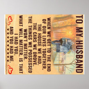 Funny Far Gift Till min familj Poster