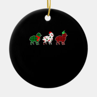 Funny får Julafton Träd Ljus | Red Pput Gift Julgransprydnad Keramik