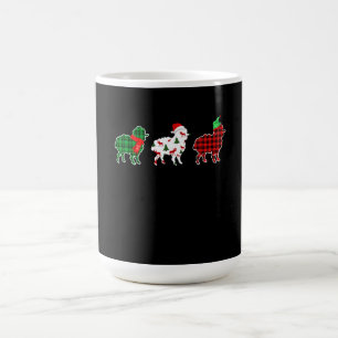 Funny får Julafton Träd Ljus Red Pput Gift Magisk Mugg