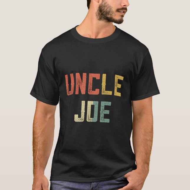 Funny farbror Gifts från Niece farbror Joe Funcle  T Shirt (Framsida)