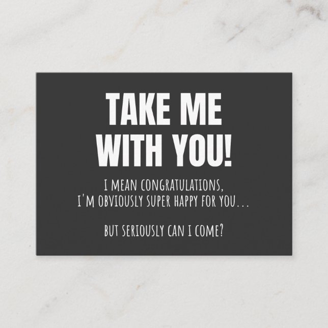 Funny Farewell Mug For Coworker Leaving Goodbye Bo Visitkort (Framsida)