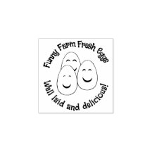 Funny Farm Cute Lycklig Smiling Eggs v2 Rubber Fri
