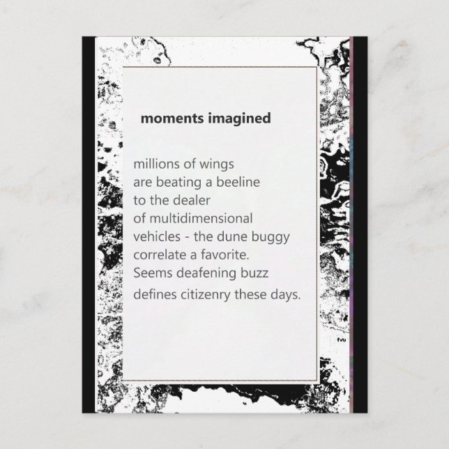 Funny Farm Dikt Card nr 12 Vykort (Framsida)