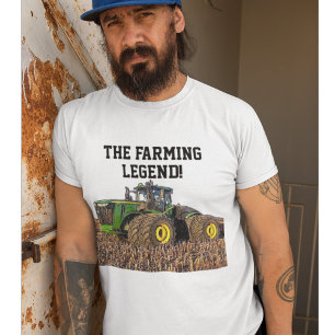 Funny Farm Tractor Heavy Equipment Operator T Shirt
