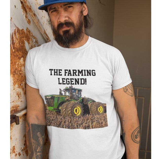 Funny Farm Tractor Heavy Equipment Operator T Shirt (Skapare uppladdad)