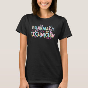 Funny farmaceut Bunny Pharmacist Lycklig E E T Shirt