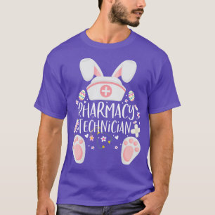 Funny farmaceut Bunny Pharmacist Lycklig E E T Shirt