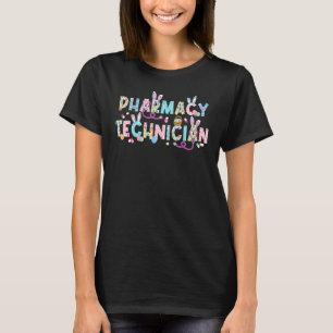 Funny farmaceut Bunny Pharmacist Lycklig E E T Shirt
