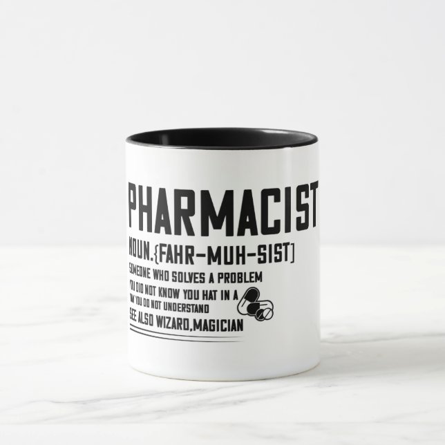 Funny farmaceutisk definition mugg (Center)