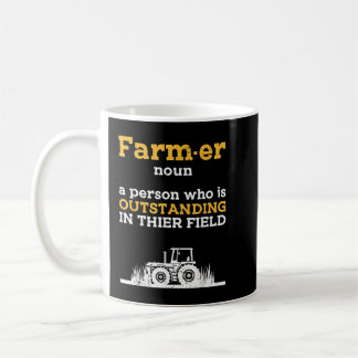 Funny Farmers for Farm, Tractor & Farming Fläkt, F Kaffemugg