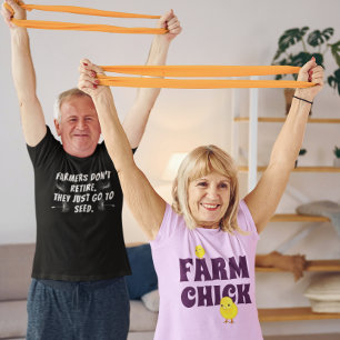 Funny Farmers Pension T Shirt