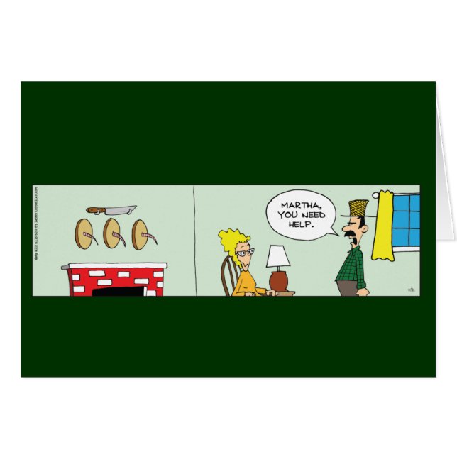 Funny Farmers stödkort Hälsningskort (Framsidan Horizontal)