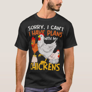 Funny Farming Hen Farmer Farm Animal Chicken T Shirt