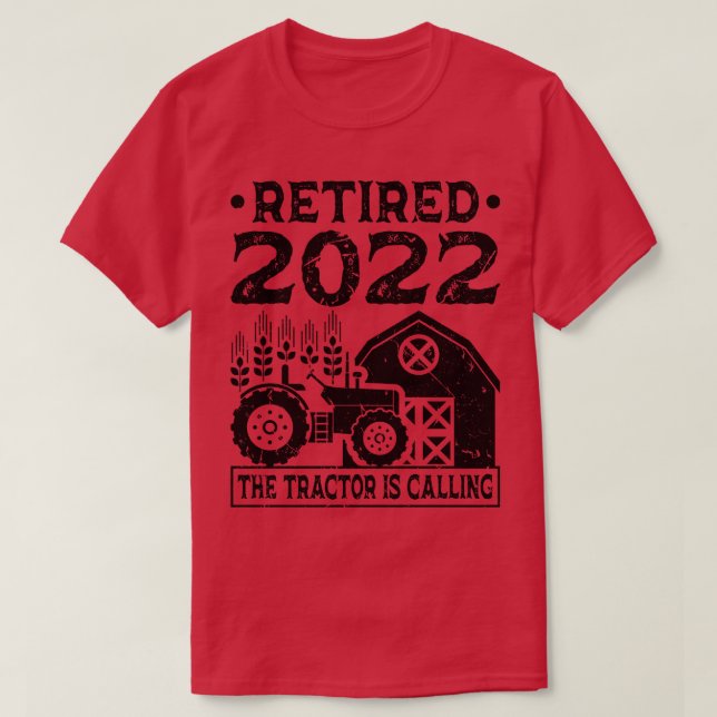 Funny Farming Tractor Manar Farmer T Shirt (Design framsida)