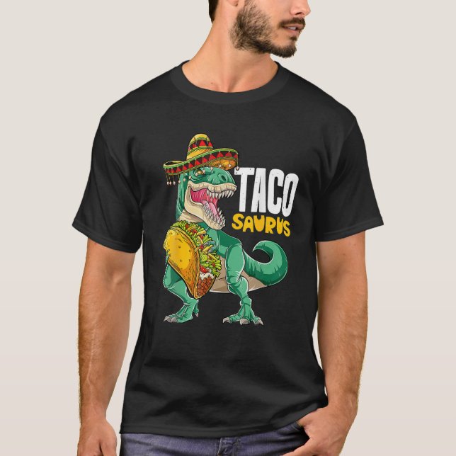 Funny farmor Saurus T Rex Dinosaur Grandmothe Shirt (Framsida)