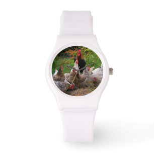 Funny Farmyard Chickens Tupp Sporty Watch Armbandsur