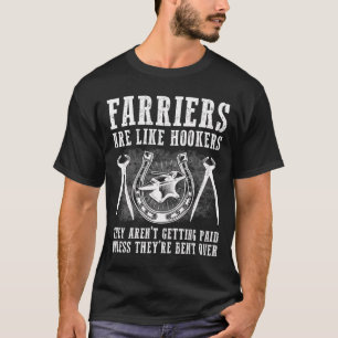 Funny Farrier Gift För manar Women Coola Blacksmi T Shirt