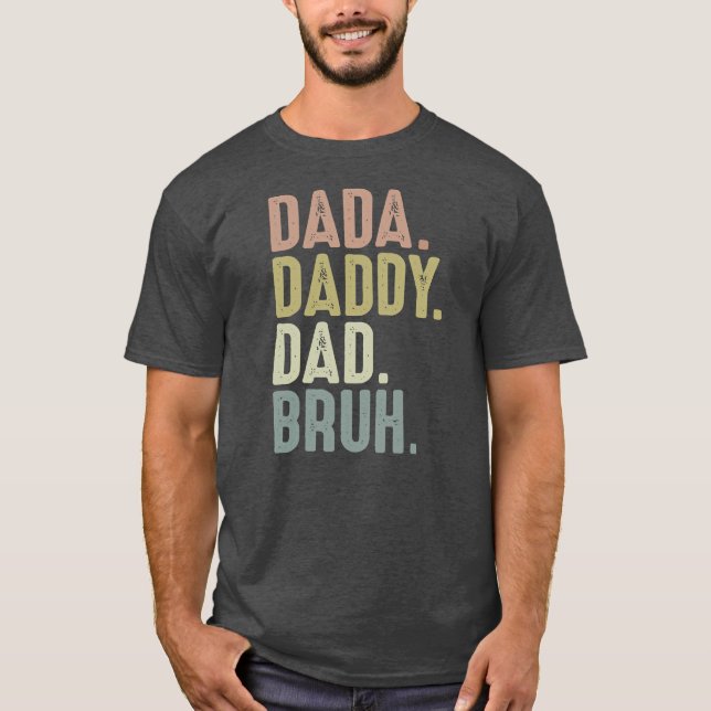 Funny Fars dag är för manar från Dada pappa Pappa T Shirt (Framsida)