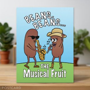 Funny Fars dag Farting Bean Joke Vykort
