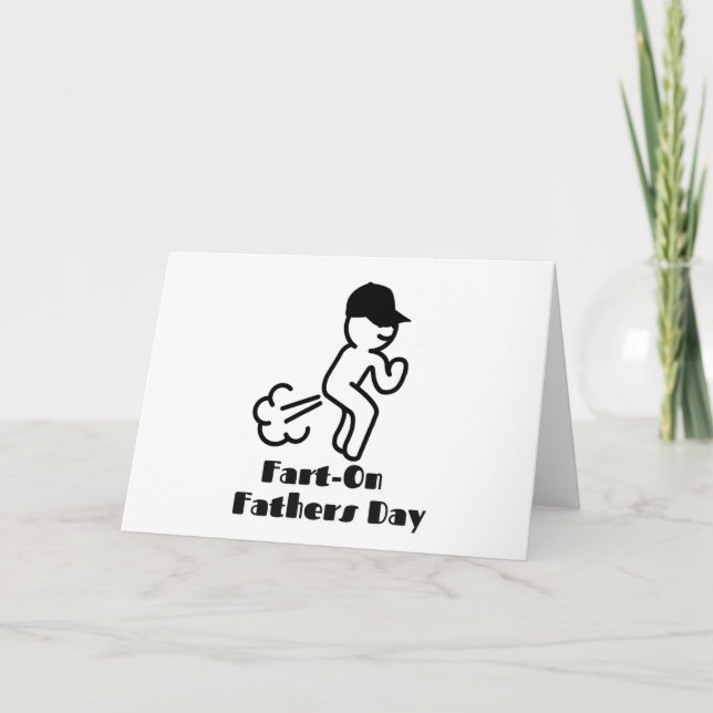 Funny Fars dag Farting Kort (Framsida)