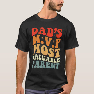 Funny Fars dag från frun Pappa s MVP Retro Best D T Shirt