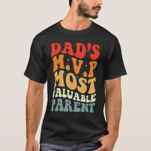 Funny Fars dag från Pappa MVP Retro Best D T Shirt