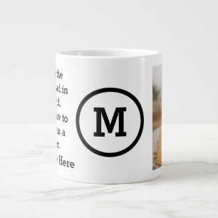 Funny fars dag-gåva från dotterkaffe mugg jumbo mugg