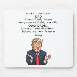 Funny Fars dag Gift Donald Trump Mouse Pad Musmatta