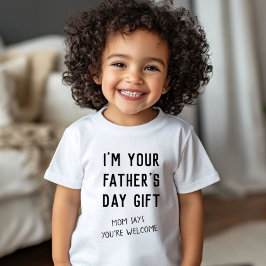 Funny Fars dag Gift från Kids Humor T Shirt