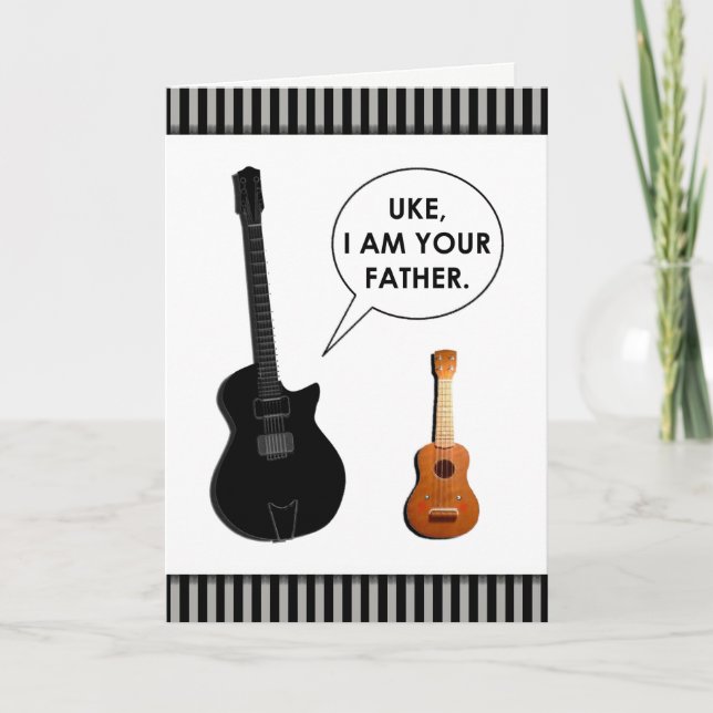 Funny Fars dag Kort (Framsida)