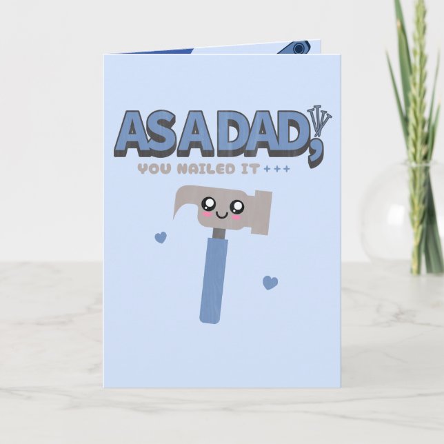 Funny Fars dag Kort (Framsida)