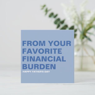 Funny Fars dag-kort Julkort