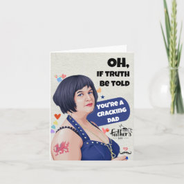 Funny Fars dag-kort - Lustigt Ness för Pappa Inbjudan