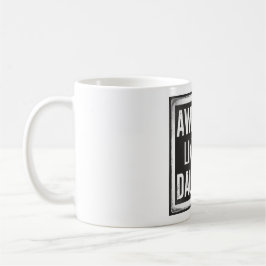 Funny Fars dag Mugg Gift från dotter eller fru