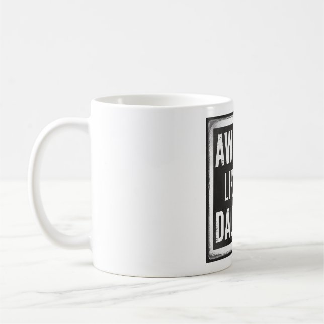 Funny Fars dag Mugg Gift från dotter eller fru (Vänster)