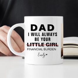 Funny Fars dag-Pappa | liten flicka Mugg