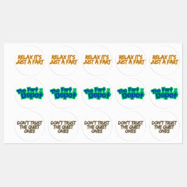 Funny Fart Humor Klistermärke