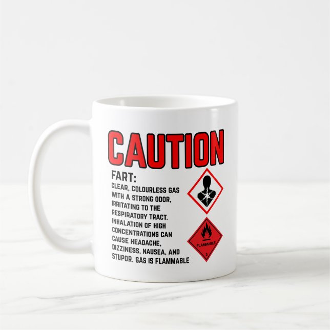 Funny Fart Mugg Gift (Vänster)