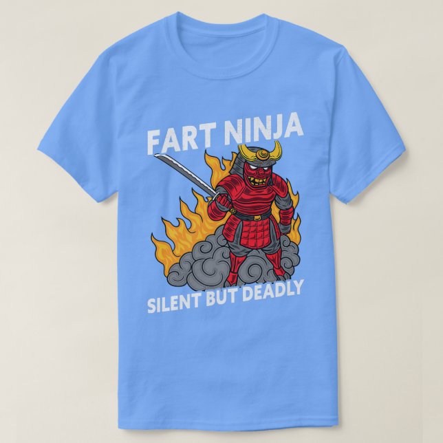 Funny Fart Ninja Silet but Deadly Ninja Samurai ( T Shirt (Design framsida)