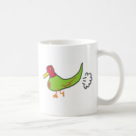 Funny Farting Anka Kaffemugg