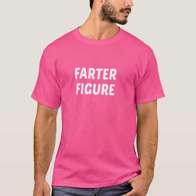 Funny Farting Pappa Nickname Farter Figur T Shirt (Framsida)