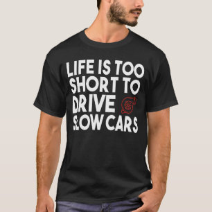 Funny Fast Car Manual-överföring tre kanaler Ca T Shirt