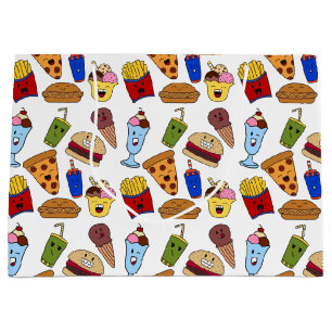 Funny Fast Food Gift-tagg