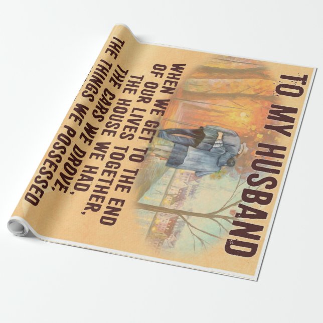 Funny Father Gift | To My Family Present Presentpapper (Utrullad)