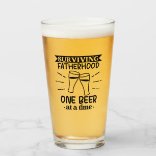 Funny Fatherown Pint Glaskopp
